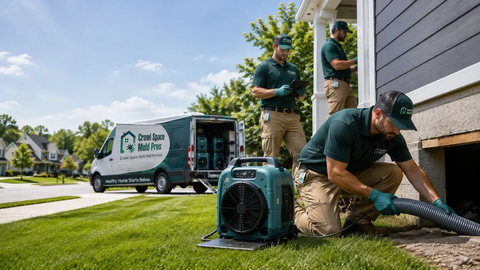 Crawl Space Mold Removal in Beardstown, IL